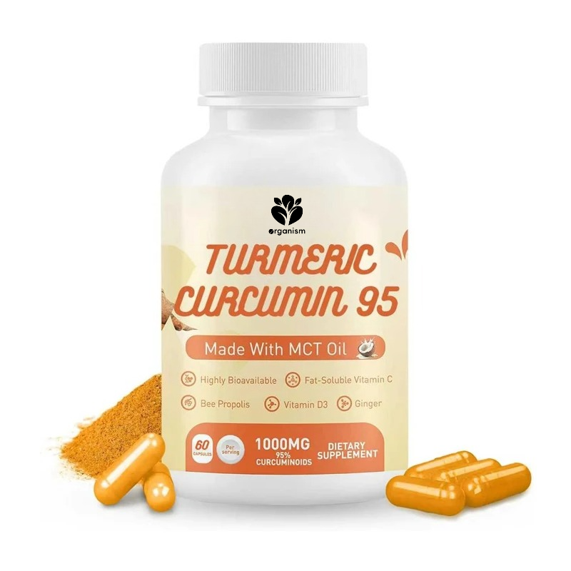 Zinc Supplement 50Mg - Zerdeçal kurkumin takviyesi 50mg MCT yağı,
