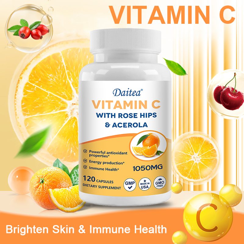 Zinc Supplement 50Mg - C Vitamini 1000mg Kapsüller, Yüksek Emilim,