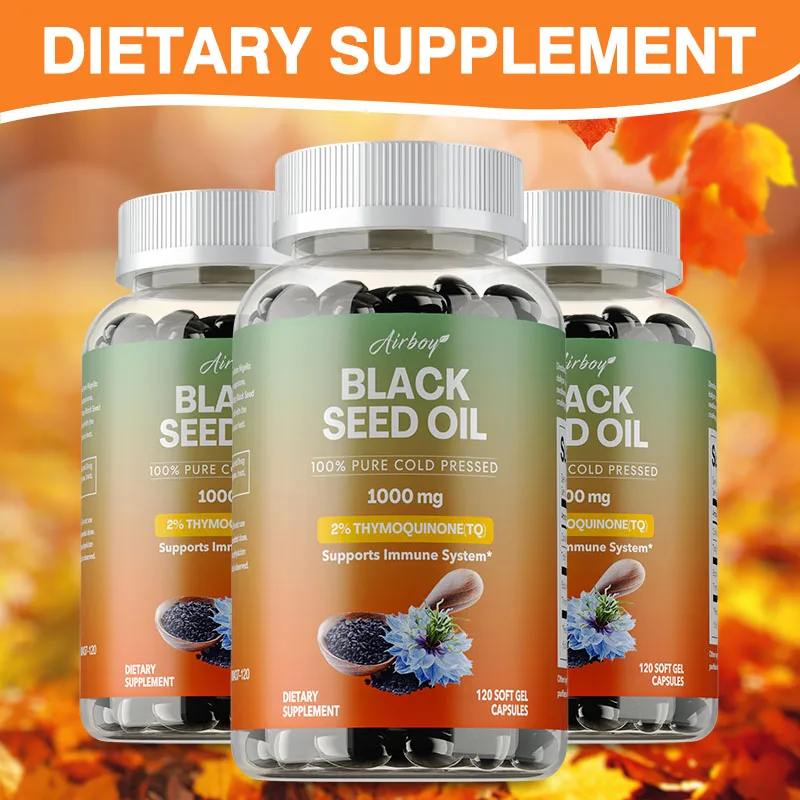 Black Seed Oil Capsule - Çörek Otu Yağı Kapsülleri - Saç