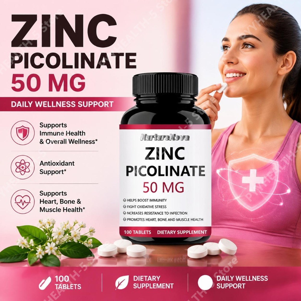 Zinc Supplement 50Mg - Antioksidan Desteği, Kemik ve Kas Sağlığı