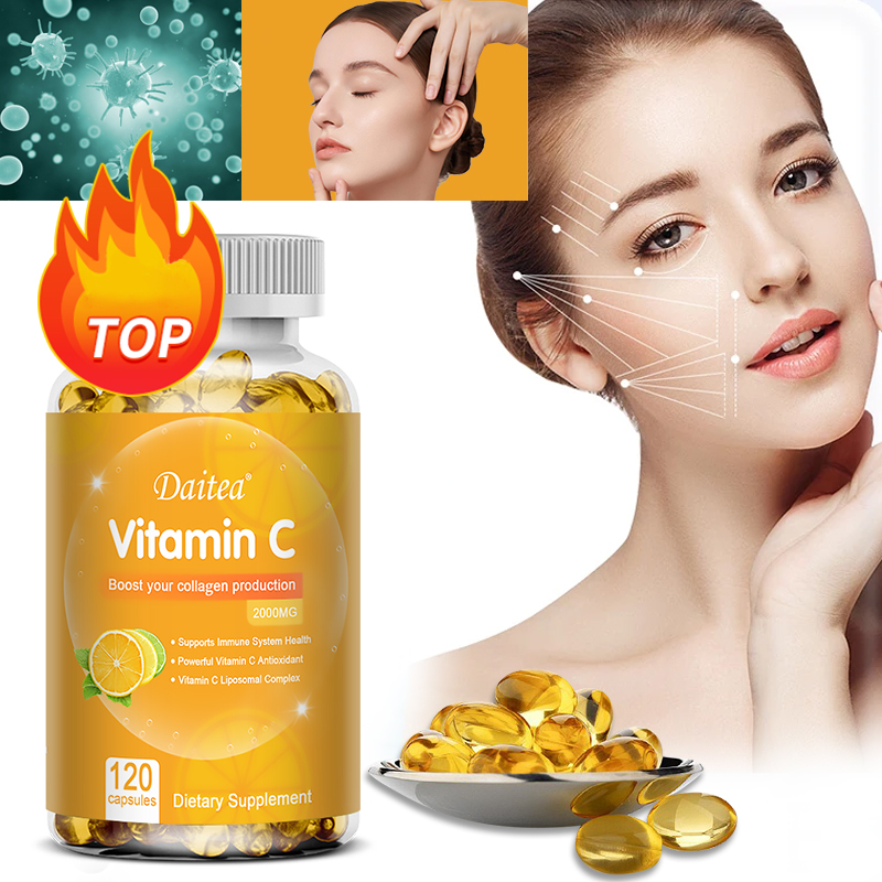 Zinc Supplement 50Mg - C Vitamini Kapsülleri 2000 mg Antioksidan