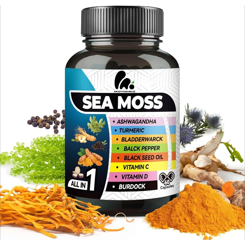 Black Seed Oil Capsule - 9'u 1 Arada Deniz Yosunu Çörek