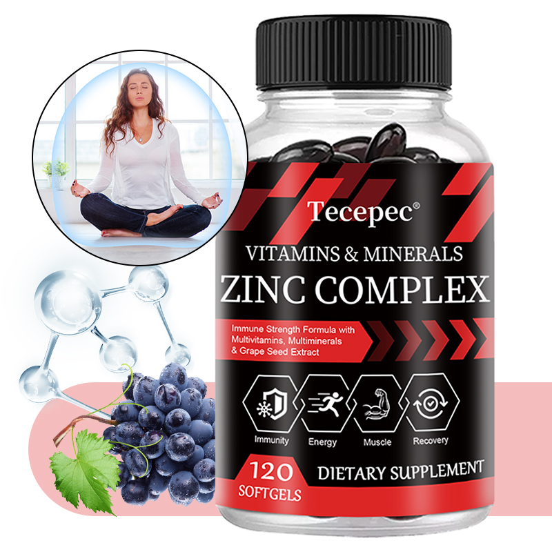 Zinc Supplement 50Mg - Çinko Kompleksi 50mg Kapsüller, Yüksek Etkili