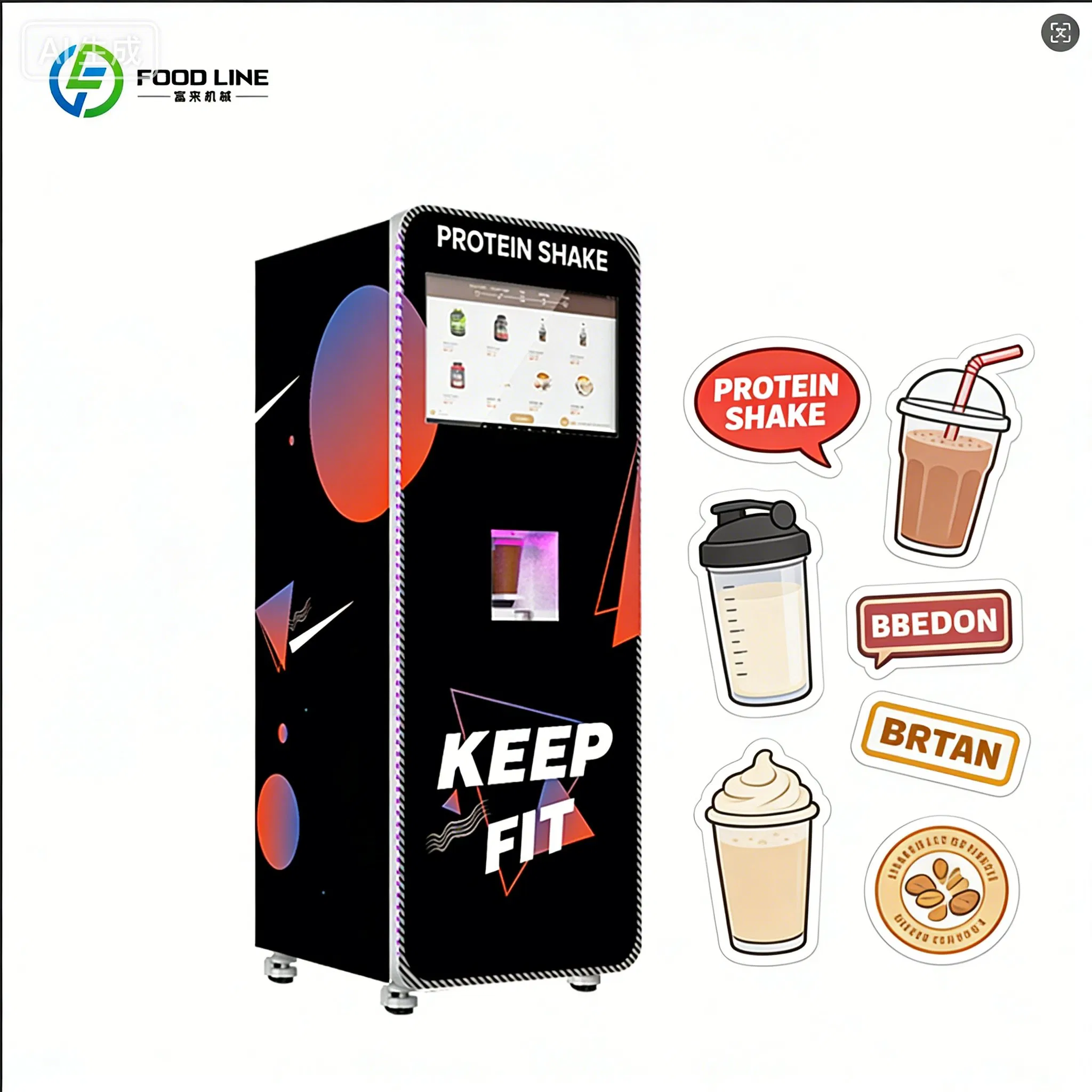 Fitness Nutrition Protein - Besleyici Yiyecek Otomatı Tam Otomatik Protein