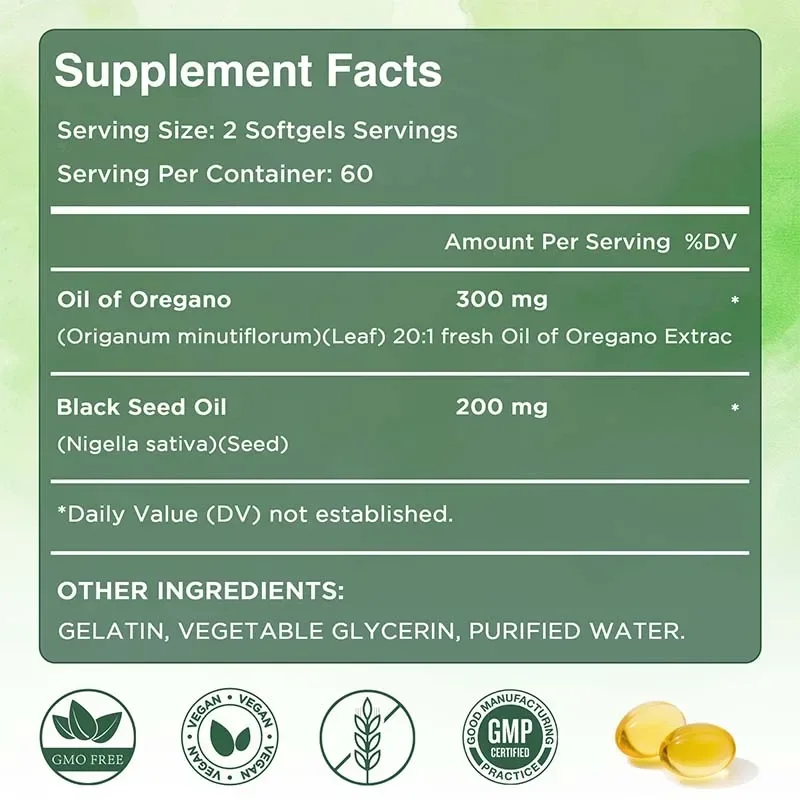 Kekik Yağı Kapsülleri - Bağırs - Black Seed Oil Capsule incelemesi ve fiyatı