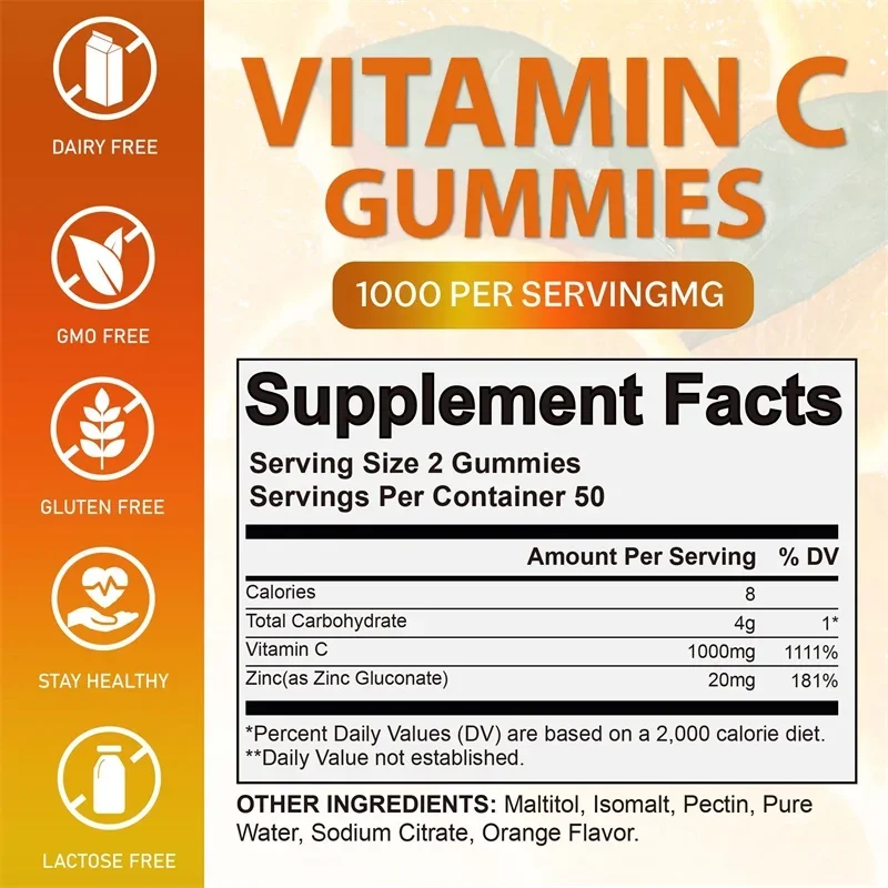 C Vitamini Jelibonları - Antio - Zinc Supplement 50Mg incelemesi ve fiyatı