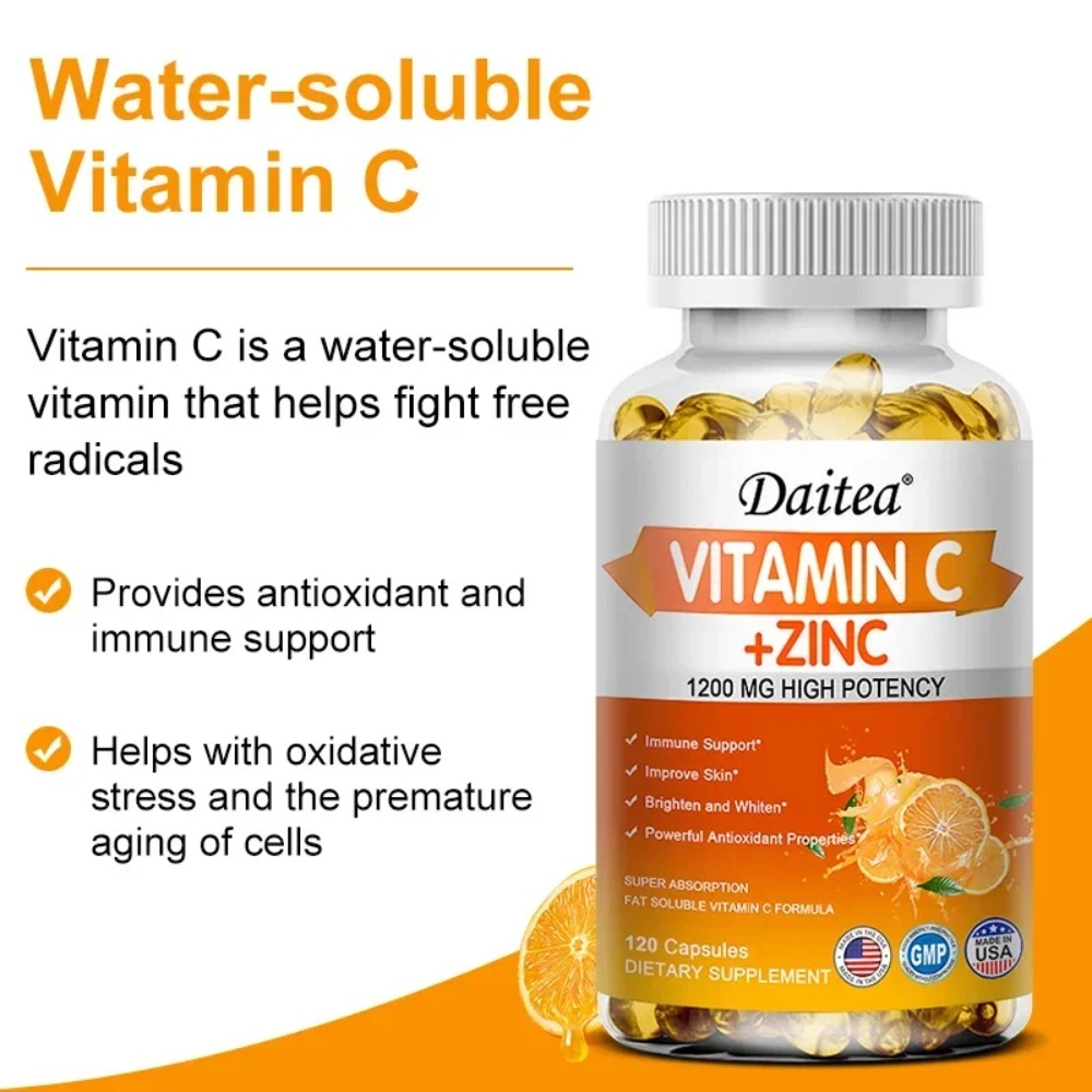 C Vitamini Kapsülleri 1200 Mg, - Zinc Supplement 50Mg incelemesi ve fiyatı