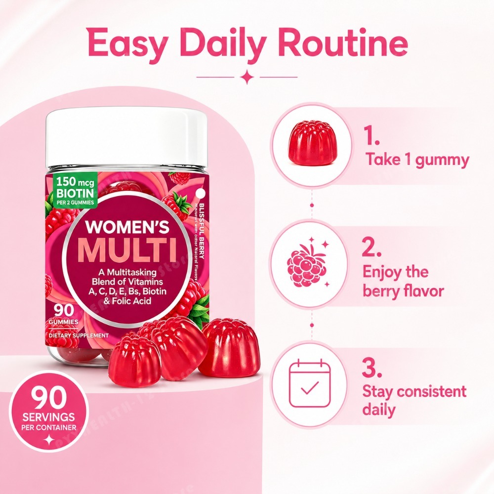 Kadınlar İçin Multivitamin Jel - Multivitamin Gummy Adult incelemesi ve fiyatı