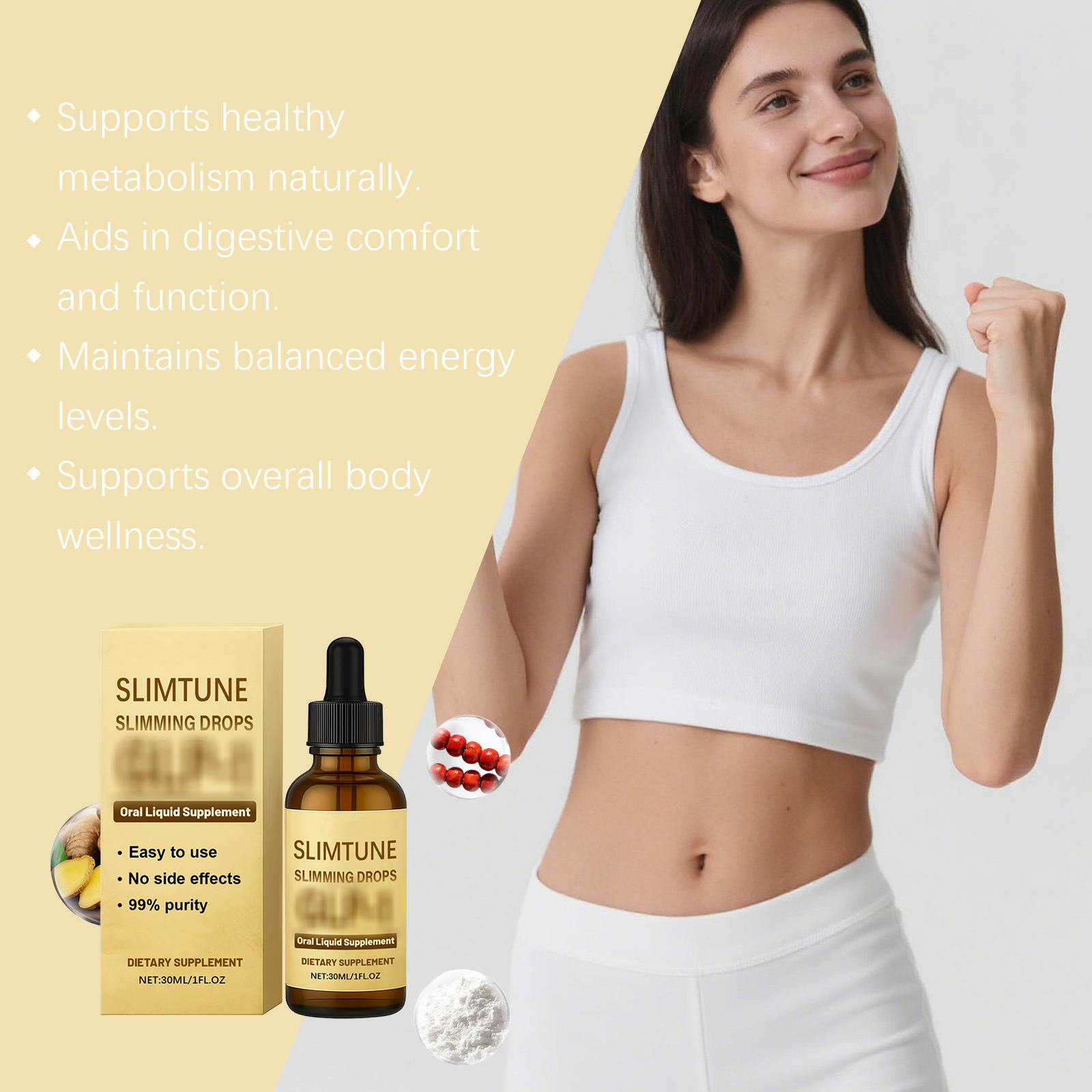 Vücut Yönetimi Damlaları Kilo  - Fitness Nutrition Energy incelemesi ve fiyatı