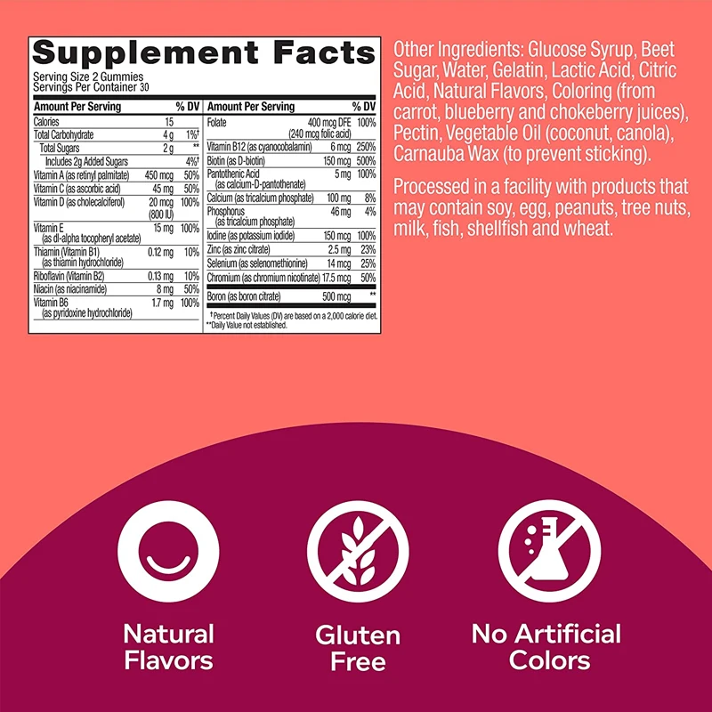 Kadınlar İçin Multivitamin Jel - Multivitamin Gummy Adult incelemesi ve fiyatı