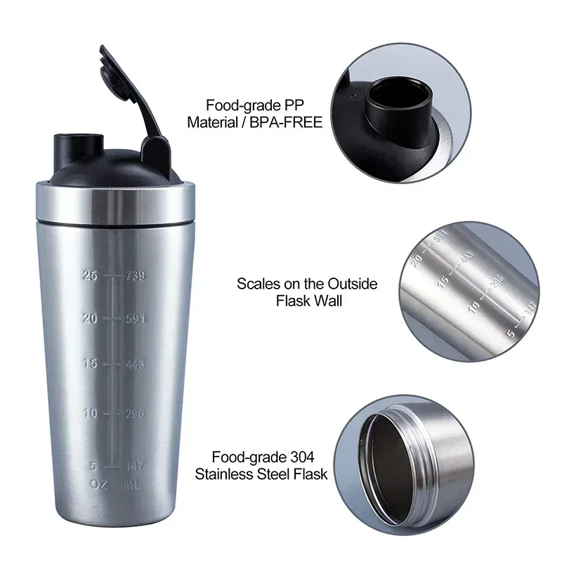 Paslanmaz Çelik Protein Shaker - Fitness Nutrition Protein incelemesi ve fiyatı