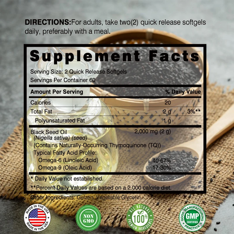 Çörek Otu Yağı - Genel Sağlığı - Black Seed Oil Capsule incelemesi ve fiyatı