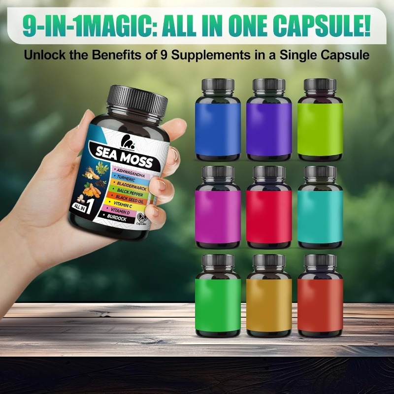 9'u 1 Arada Deniz Yosunu Çörek - Black Seed Oil Capsule incelemesi ve fiyatı
