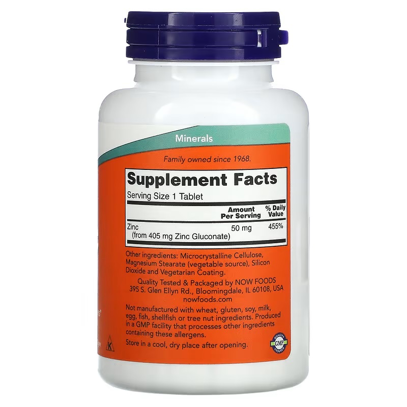 Çinko Glukonat 50 Mg Şişe Başı - Zinc Supplement 50Mg incelemesi ve fiyatı