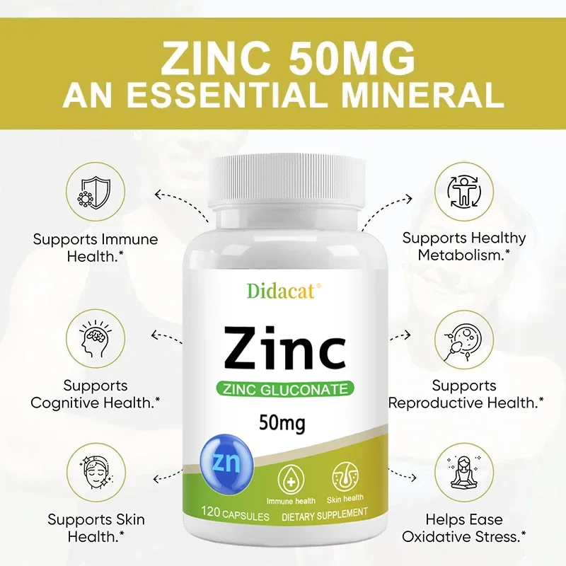 Çinko 50 Mg - Çinko Glukonatlı - Zinc Supplement 50Mg incelemesi ve fiyatı